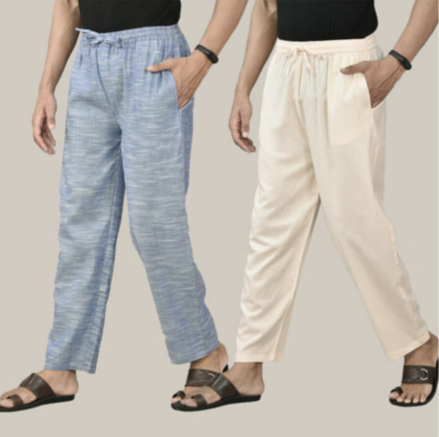 Women's Blue Denim Yoga Pants for workout, running, or yoga